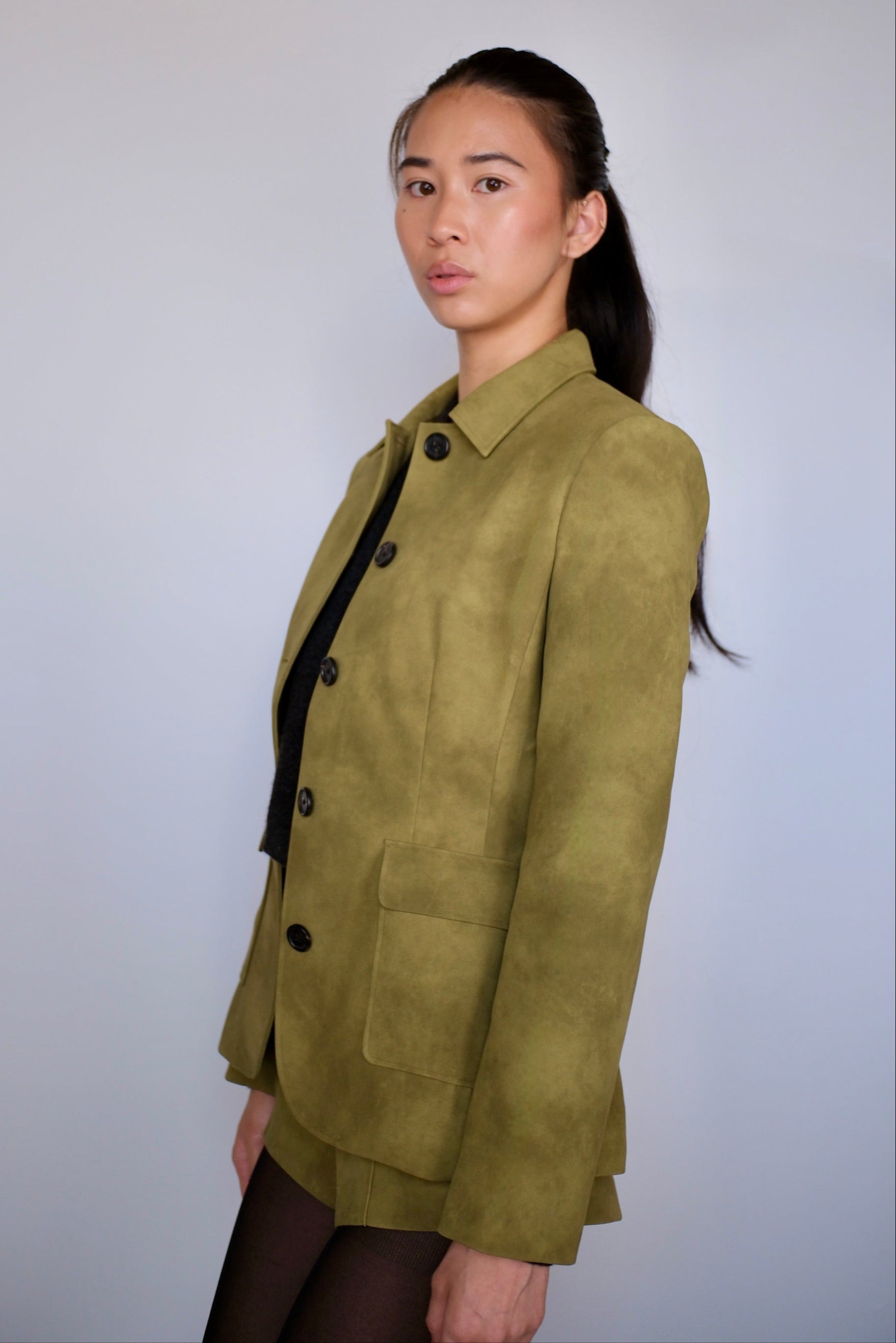 Tailored Suede Jacket