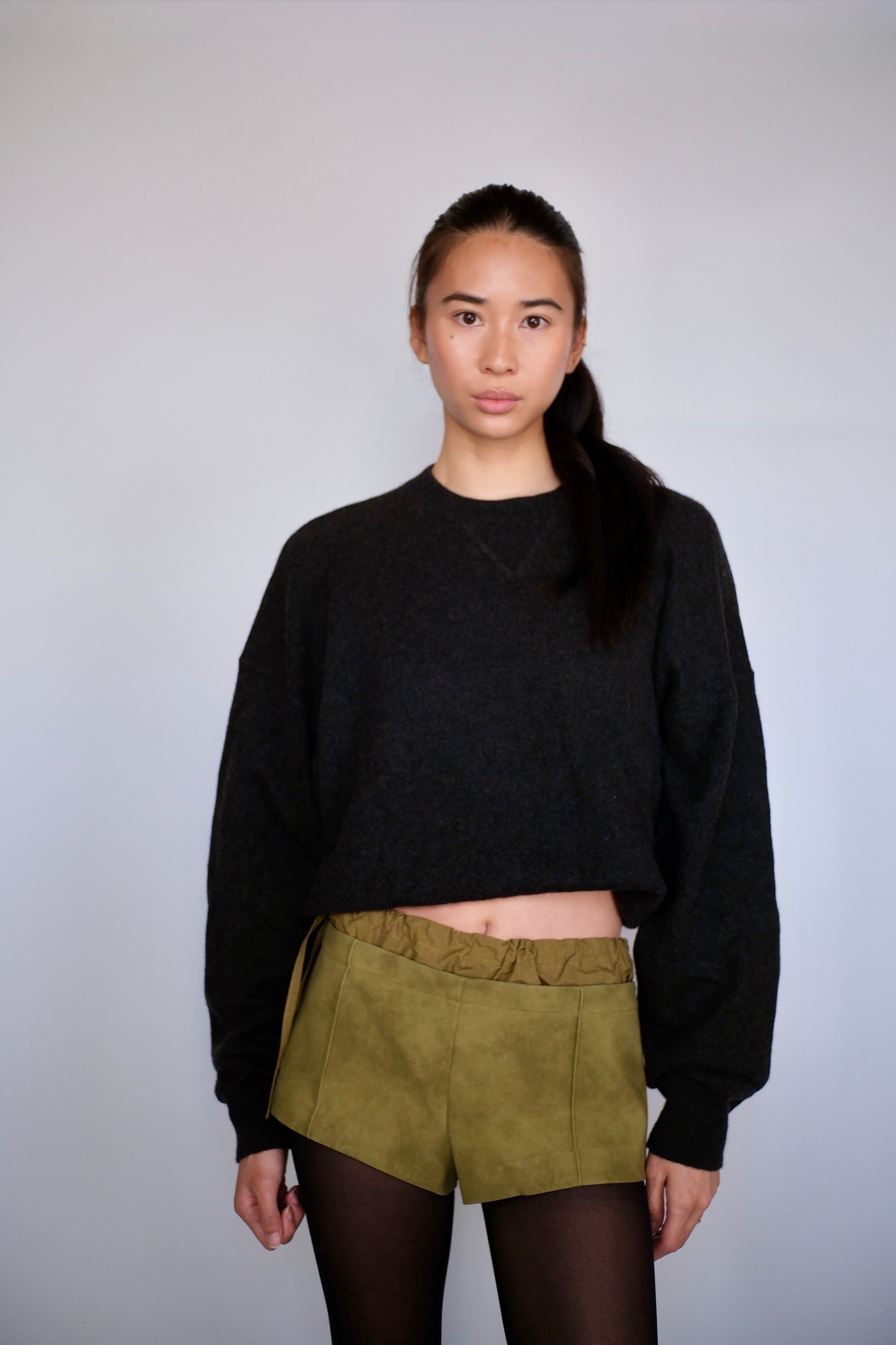 Suede Micro Shorts