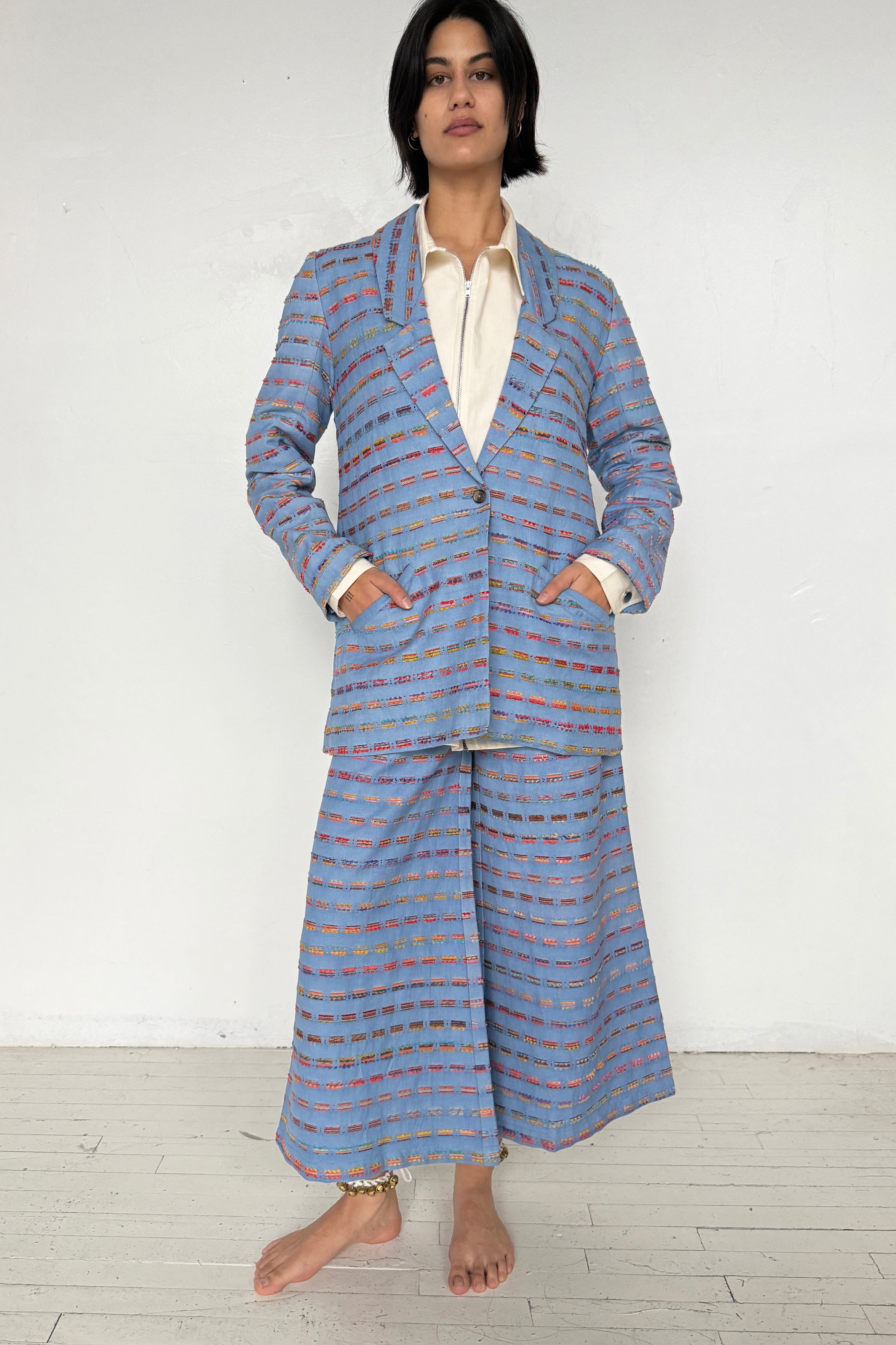 Soft Jacquard Blazer